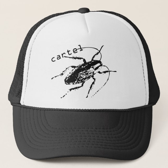 Cartel Roach Trucker hat.. Trucker Hat (Front)