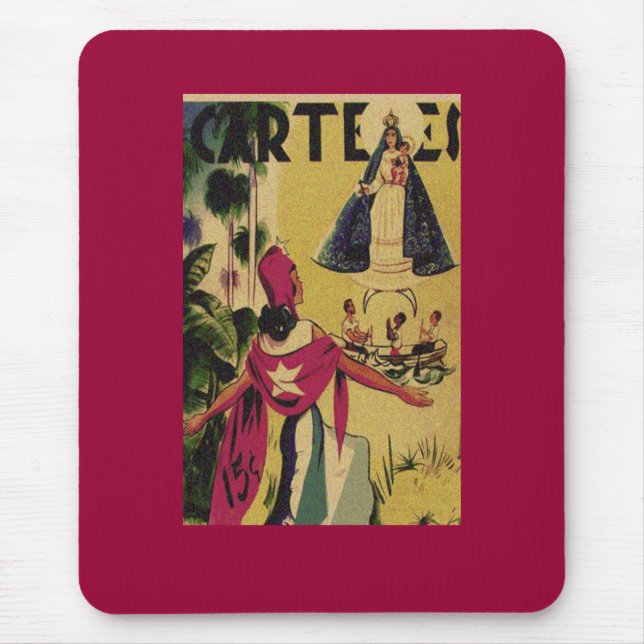 CARTELES VINTAGE MAGAZINE MOUSE MAT (Front)