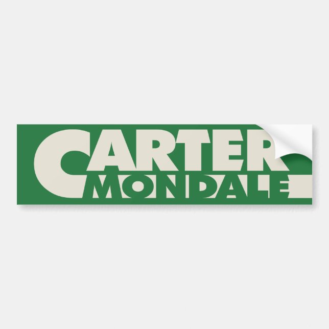 Carter 1976 Bumper Sticker (Front)