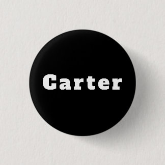 Carter 3 Cm Round Badge