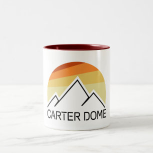 Carter Dome New Hampshire Retro Two-Tone Coffee Mug