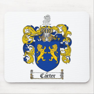 CARTER FAMILY CREST -  CARTER COAT OF ARMS MOUSE MAT