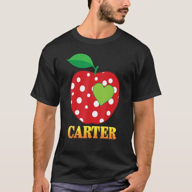 Carter Love School Back To School Boy Kid Student  T-Shirt (Front)
