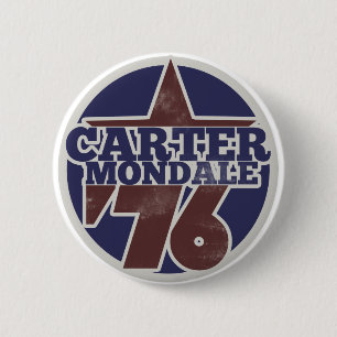 Carter Mondale 76 6 Cm Round Badge