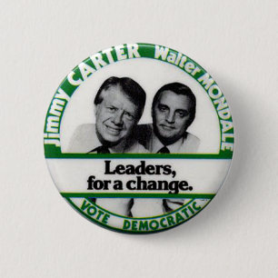 Carter-Mondale jugate - Button