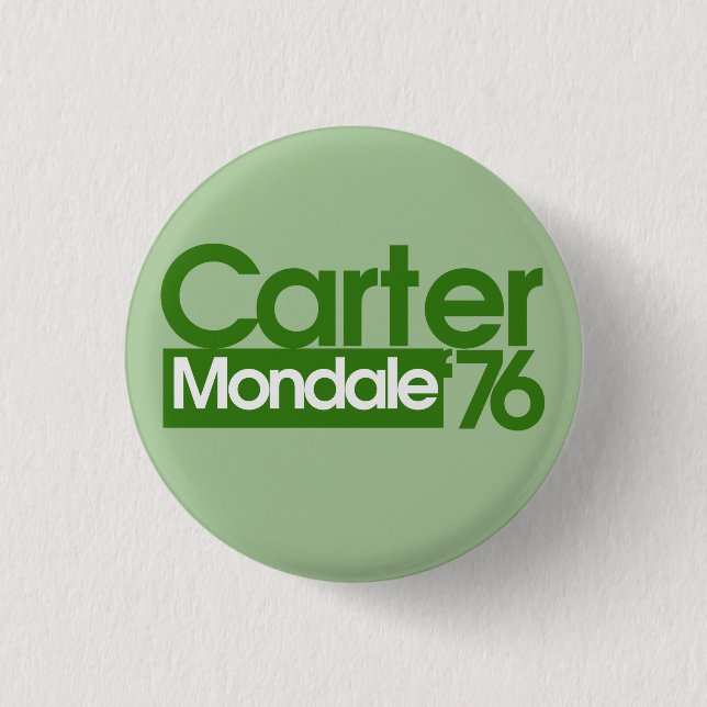 Carter Mondale Retro Politics 3 Cm Round Badge (Front)