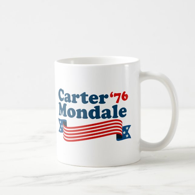 Carter Mondale Vintage Democrat 70s Election Coffee Mug (Right)