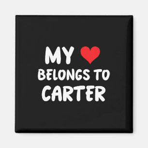 Carter - My Heart Belongs To Carter - Love Magnet