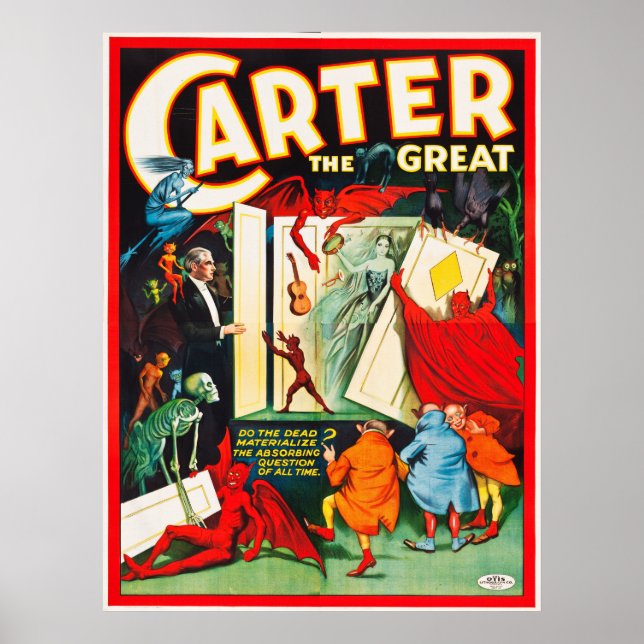 Carter the Great Spirit Cabinet Poster (Front)
