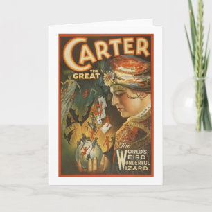 Carter the Great - The World's Weird Wizard Card