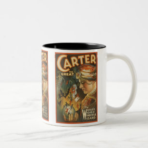 Carter the Great - The World's Weird Wizard Two-Tone Coffee Mug