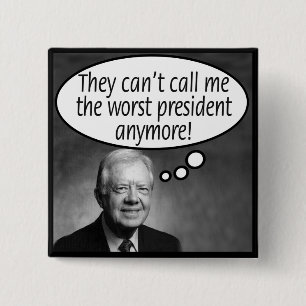 Carter: They can't call me the worst! 15 Cm Square Badge