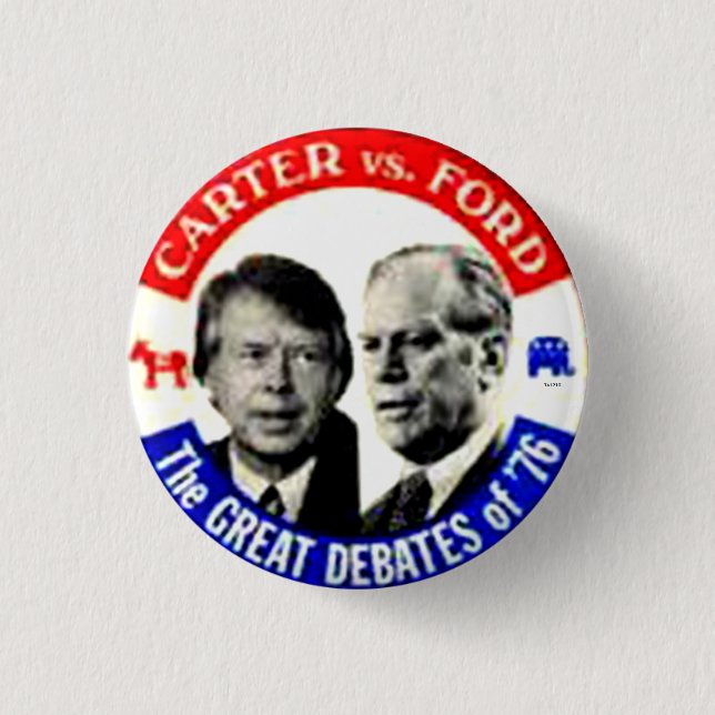 Carter vs. Ford - Button (Front)