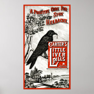 Carter's Little Liver Pills Ad Poster