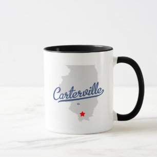 Carterville Illinois IL Shirt Mug