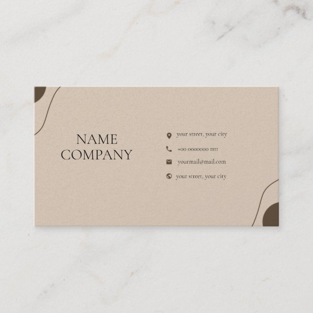  CARTES DE VISITE BUSINESS CARD (Front)