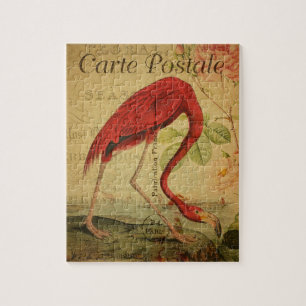 Cartes Postale Flamingo Jigsaw Puzzle