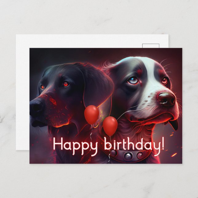 Cartes Postales Dog  Postcard (Front/Back)