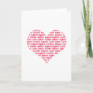cartes Saint Valentin Holiday Card