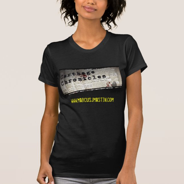 Carthage Chronicles Ladies Tee Shirt (Front)