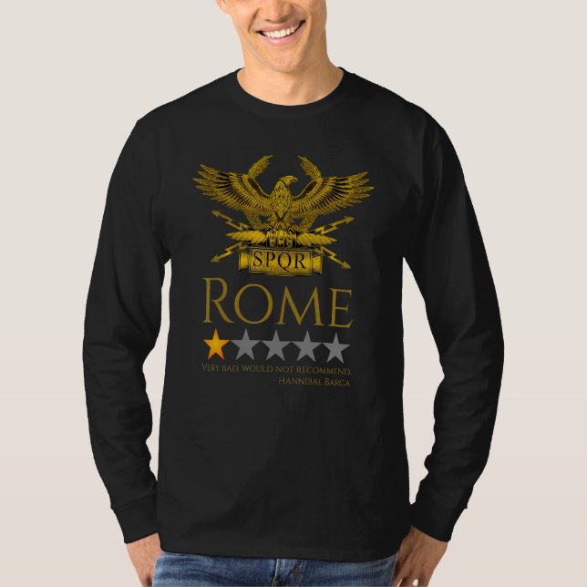 Carthage  Hannibal Barca  Ancient Rome  Second Pun T-Shirt (Front)