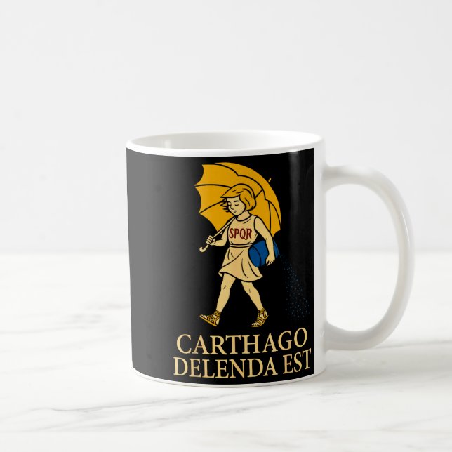 Carthago Delenda Est Funny Roman History Attire (s Coffee Mug (Right)