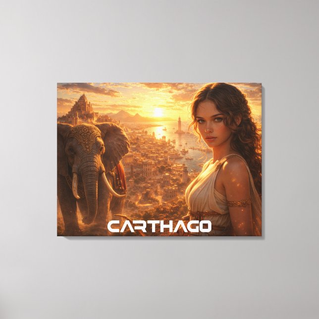 CARTHAGO - TUNIS CANVAS PRINT (Front)
