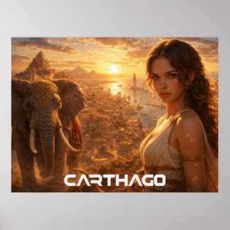 CARTHAGO - TUNIS POSTER