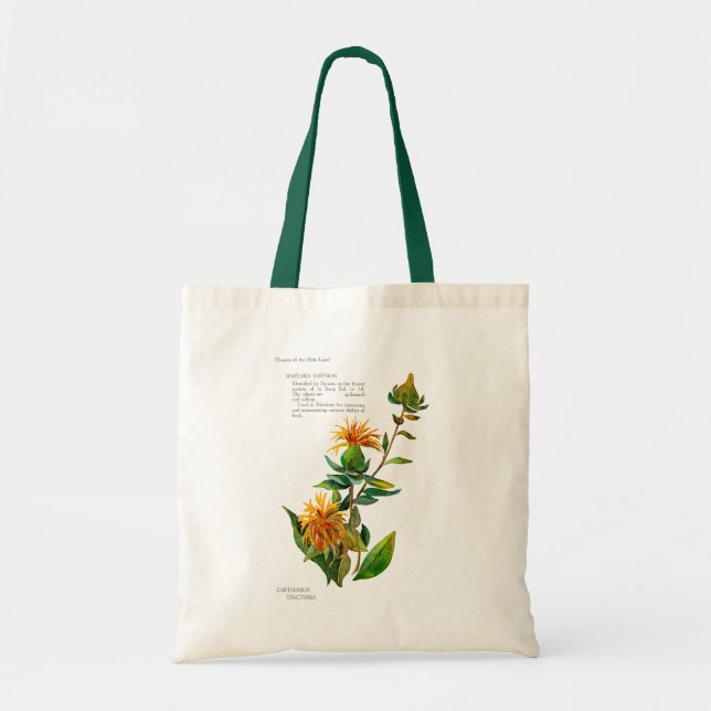Carthamus Tinctoria Tote Bag (Front)