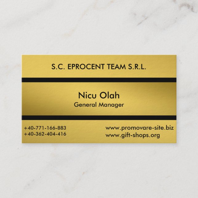 Carti De Vizita Personalizate Personalizare Online Business Card (Front)