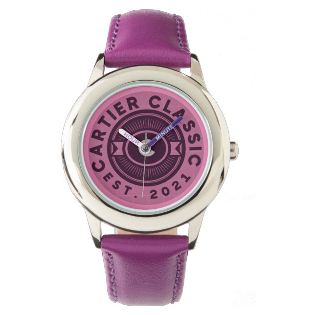 Cartier Classic Signature Purple Watch (Front)