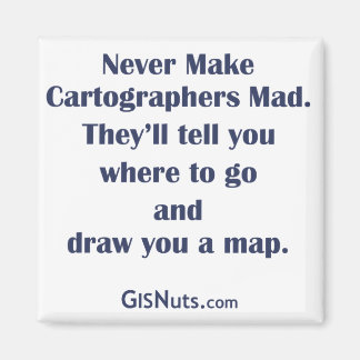 Cartographers Mad Magnet