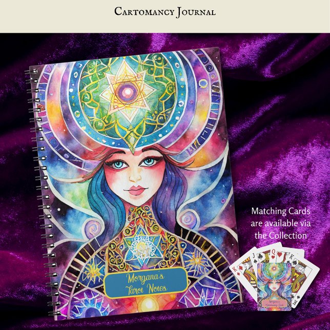 Cartomancy and Tarot Card Readings Interpretations Notebook (Creator Uploaded)