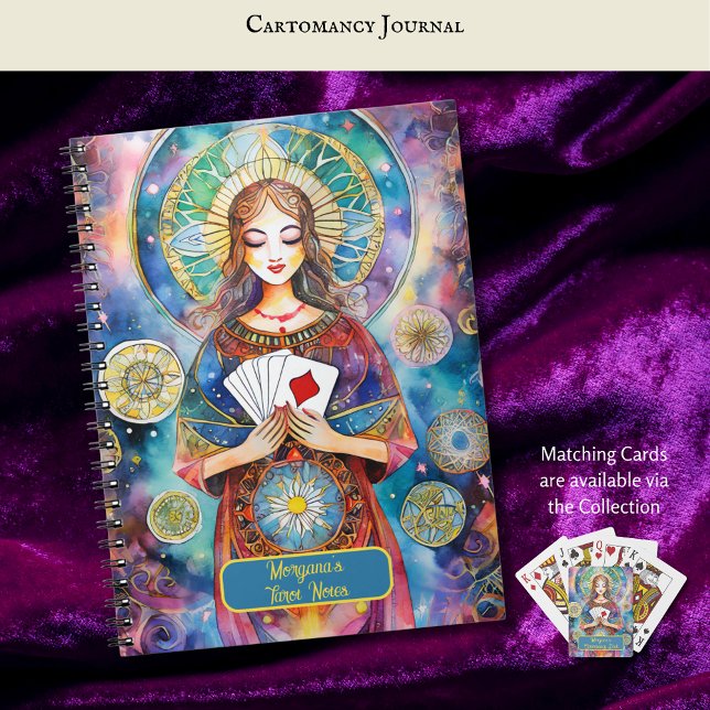 Cartomancy and Tarot Card Readings Interpretations Notebook (Creator Uploaded)