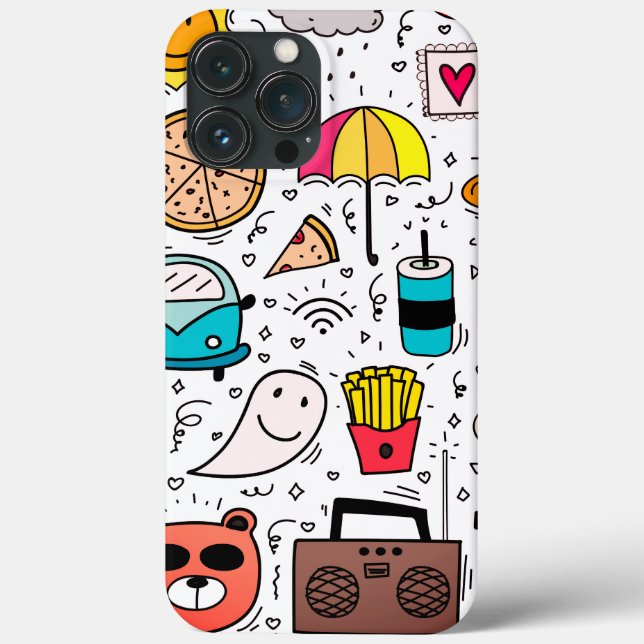Cartoon Abstract Art Case-Mate iPhone Case (Back)