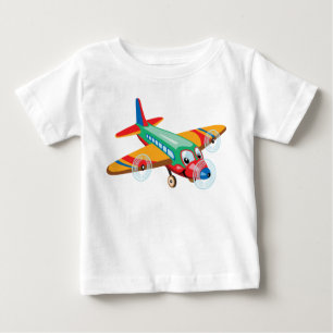 cartoon aeroplane baby T-Shirt
