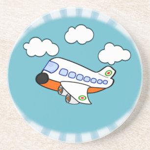 Cartoon Aeroplane Coaster
