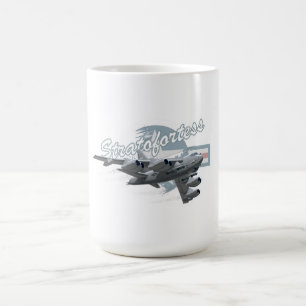 Cartoon aeroplane coffee mug