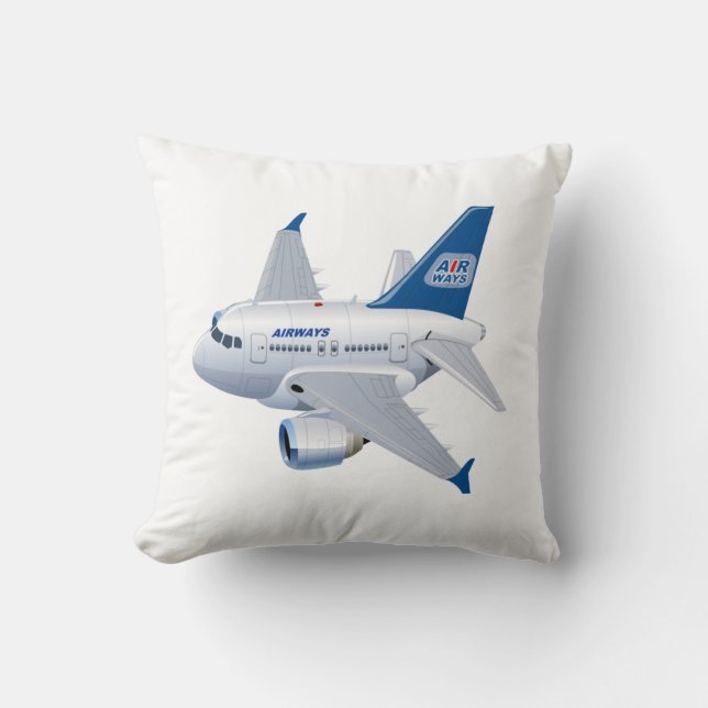 Cartoon aeroplane cushion (Front)