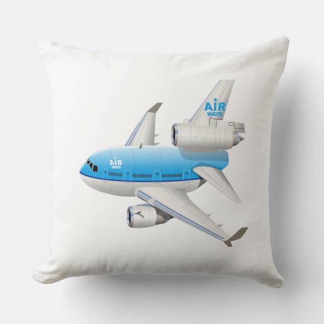 Cartoon aeroplane cushion (Front)