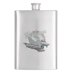 Cartoon aeroplane hip flask