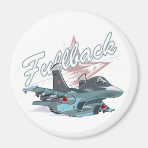 Cartoon aeroplane magnet