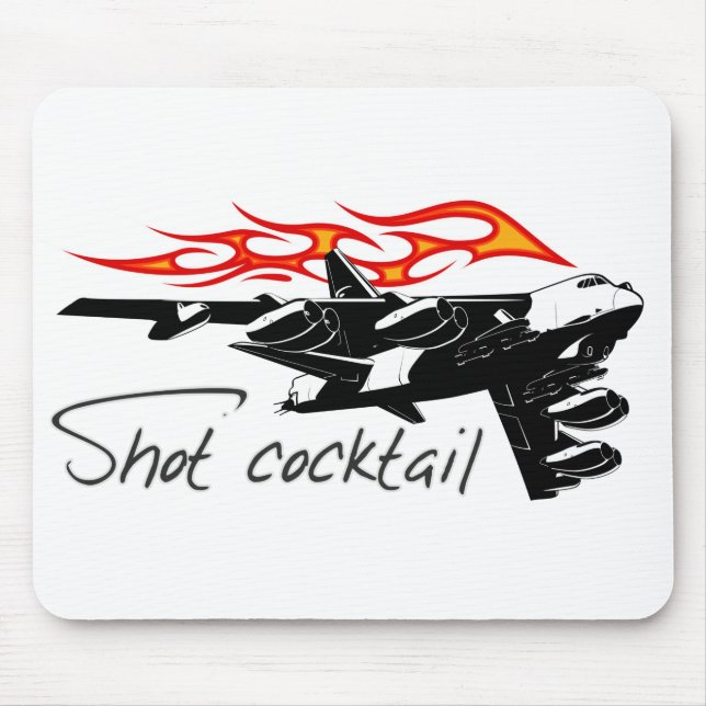 Cartoon aeroplane mouse mat (Front)