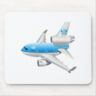 Cartoon aeroplane mouse mat