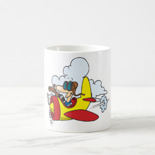 Cartoon Aeroplane Mug