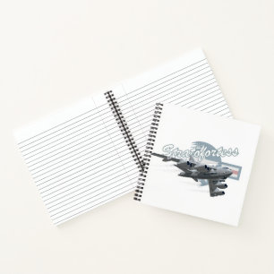 Cartoon aeroplane notebook