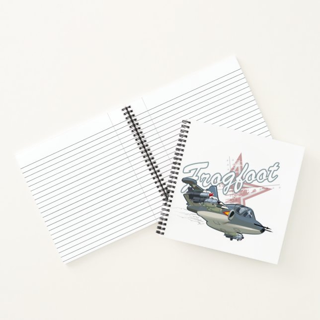 Cartoon aeroplane notebook (Inside)