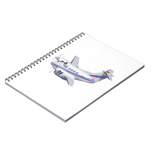 Cartoon aeroplane notebook (Left Side)