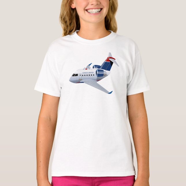 Cartoon aeroplane T-Shirt (Front)