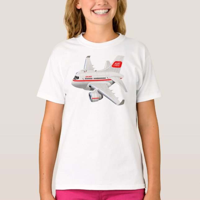 Cartoon aeroplane T-Shirt (Front)